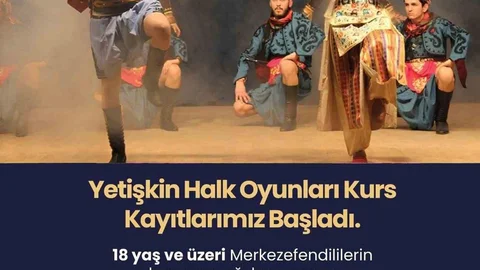 Merkezefendi'de Halk Oyunları Kursu Kayıtları Başladı
