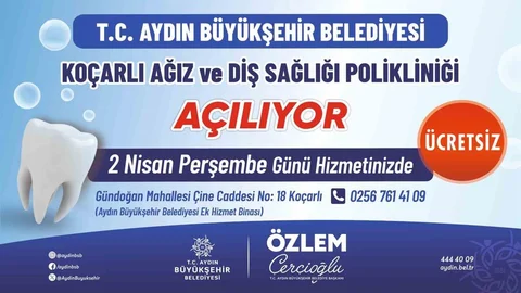 Koçarlı Ağız ve Diş Sağlığı Polikliniği Açılıyor