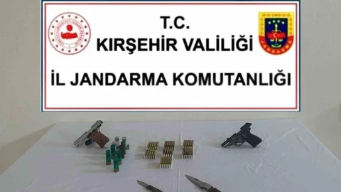 Kırşehir'de Ruhsatsız Silah Operasyonu