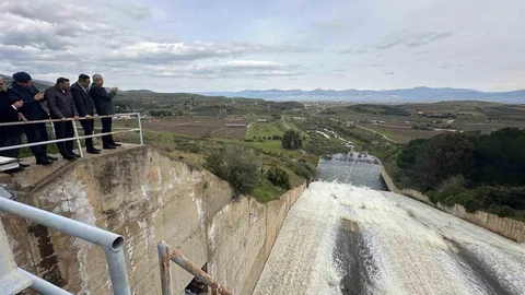 Afşar Barajı'nda Su Seviyesi Yükseldi