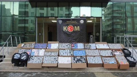 Şanlıurfa'da 30 Bin Paket Kaçak Sigara Ele Geçirildi