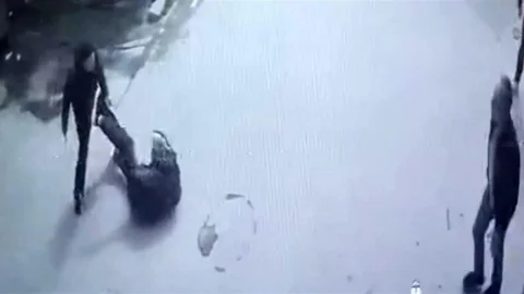 Edirne'de Bıçaklı Kavga Görüntülendi