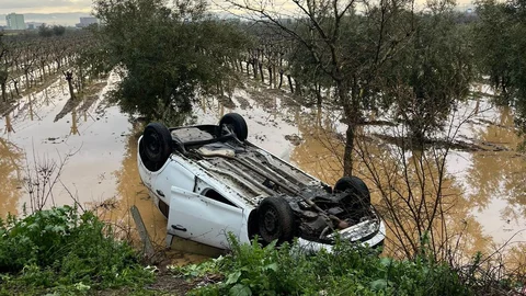 Manisa'da Sürücü Kaçtı