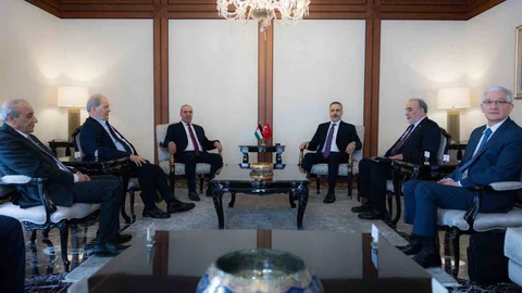 Dışişleri Bakanı Fidan'ın Filistin ile Görüşmesi