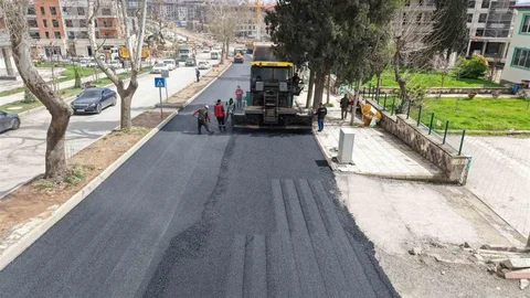 Kahramanmaraş'ta Asfalt Yenileme Çalışmaları