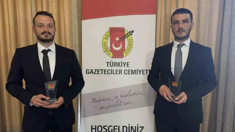Türkiye Gazeteciler Cemiyeti'nden İHA'ya Ödül Verildi