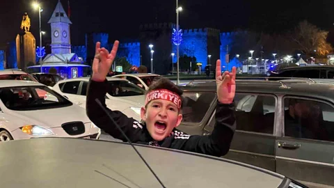 Kayseri'de Milli Sevinç Coşkusu