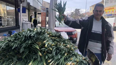 Erzincan'da Çiriş Otu Satışı Artıyor