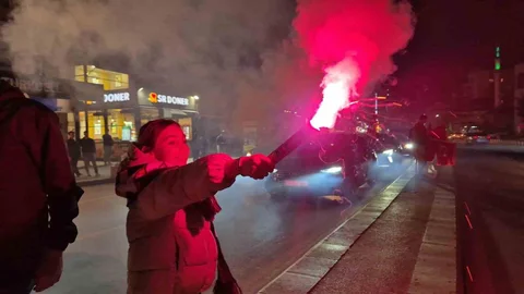 Eskişehir'de Dünya Kupası Sevinci