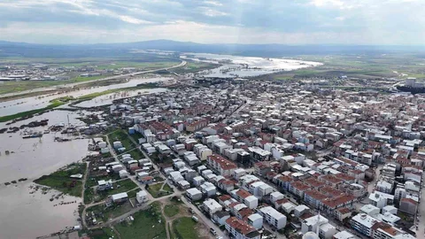 Bursa'da Sular Altında Kalan Araziler