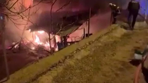Tufanbeyli'de Korkutan Yangın