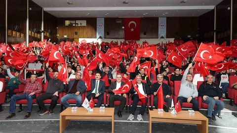 A Milli Maç Kayseri'de İzlenildi
