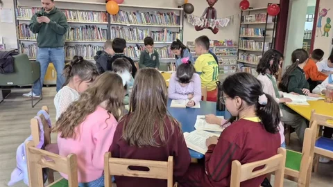 Bayburt'ta Öğrenciler Kitapla Buluştu