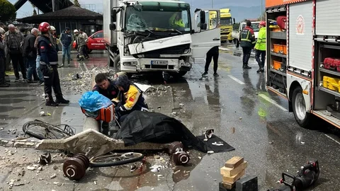 Aydın'da Bisikletli Trafik Kazası