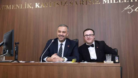 Onikişubat'ta Down Sendromlu Genç Başkanlık Yaptı