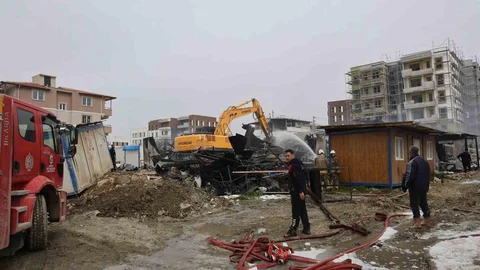 Hatay'da Yatakhane Yangını