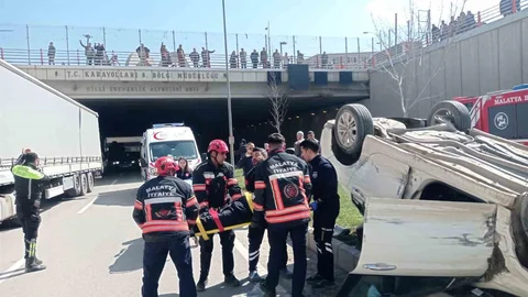 Malatya'da Altgeçitte Trafik Kazası