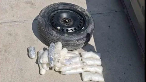 Yedek Lastikte Uyuşturucu Yakalandı