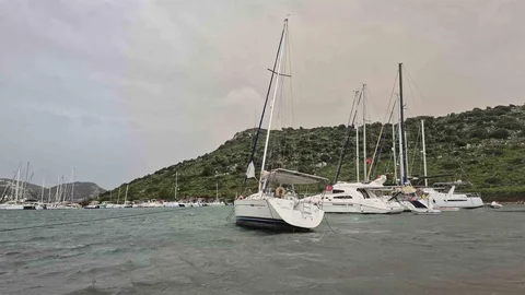 Bodrum'da Fırtına ve Tekne Kazası