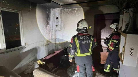 Aydın'da Ev Yangını Olayı