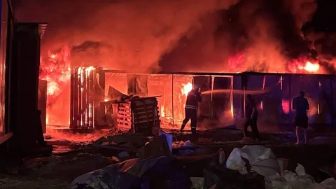 Erzincan'da Yangın Paniği Yaşandı