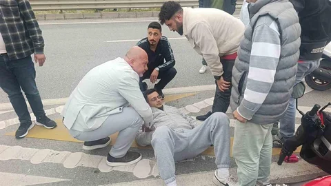 Antalya'da Motosiklet Kazası