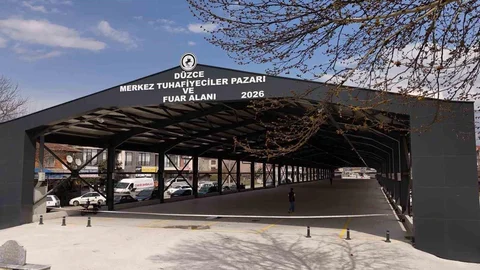 Düzce'de Yeni Pazaryeri Projesi Tamamlandı