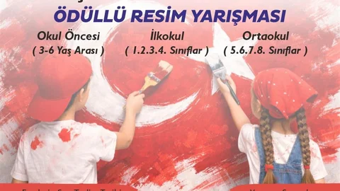 Aydın'da 23 Nisan Resim Yarışması