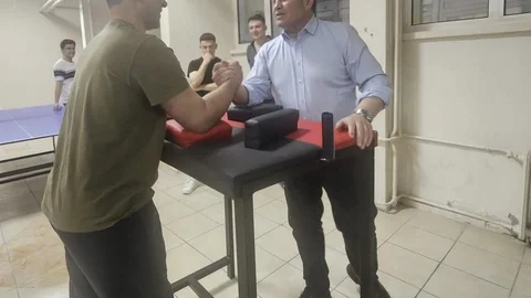 Kayseri'de Bilek Güreşi Etkinliği
