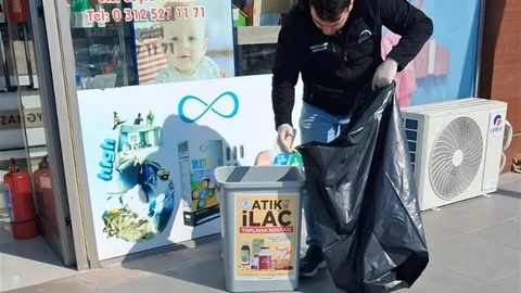 Pursaklar'da Atık İlaç Toplama Projesi