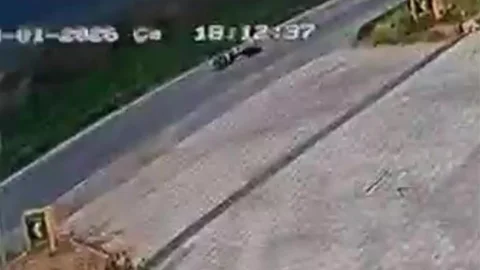 Bilecik'te Motosiklet Devrildi