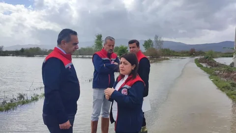 Aydın'da Tarım Arazilerinde Zarar Tespiti Yapıldı