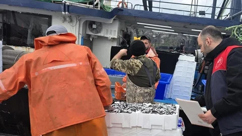 Kırklareli’nde Hamsi Avcılığına Denetim