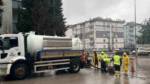 Gaziantep'te Yağışa Hazırlık Çalışmaları