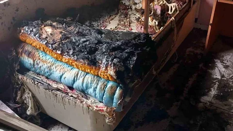 Nevşehir’de Yıldırım Düşmesi Sonrası Yangın