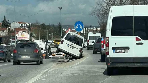 Eskişehir'de Korkutan Trafik Kazası