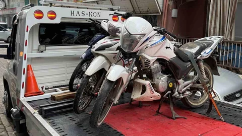 Manisa'da Motosiklet Denetimi
