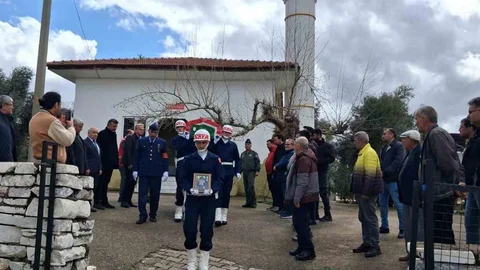 Yatağan'da Kıbrıs Gazisi Uğurlandı