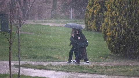 Eskişehir'de Yağmur Yağdı