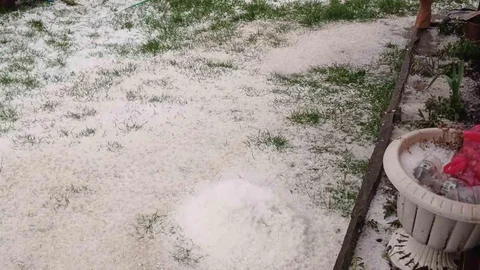 Düzce'de Dolu Etkili Oldu