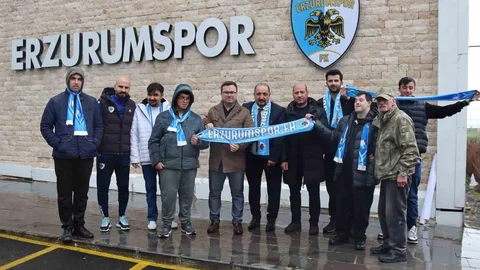 Erzurumspor'a Destek Ziyareti