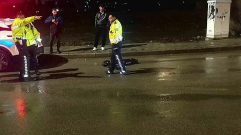 Erzurum'da Scooter Kazası