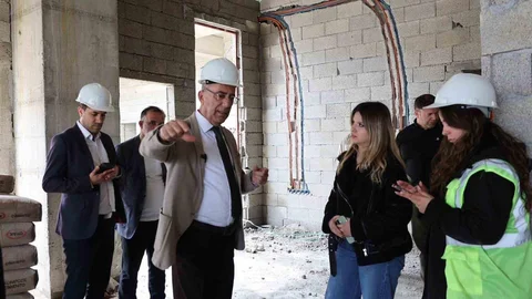 Başkan Yapar'dan Sosyal Tesis İncelemesi