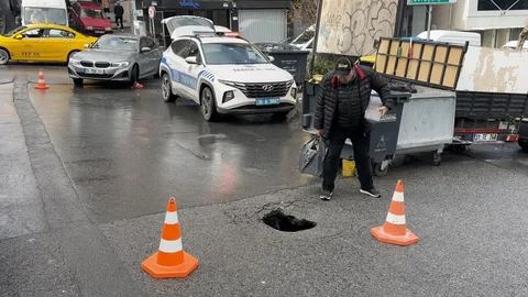 Şişli'de Yol Çökmesi Olayı
