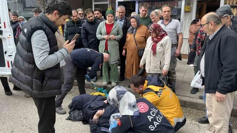 Ordu'da Yaya Otomobilin Çarpmasıyla Yaralandı