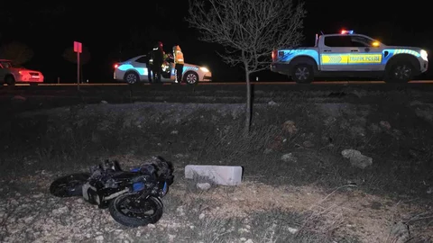 Karaman'da Motosiklet Kazası