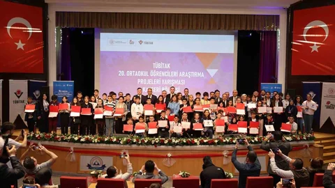 Kayseri'de TÜBİTAK Proje Yarışması Sonuçlandı