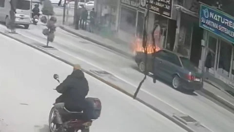 Karaman'da Yangın Söndürüldü