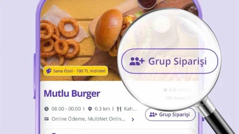 GetirYemek'ten Grup Siparişi Özelliği