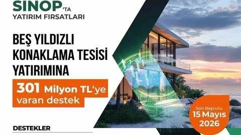 Sinop'ta Turizm Yatırımlarına Destek